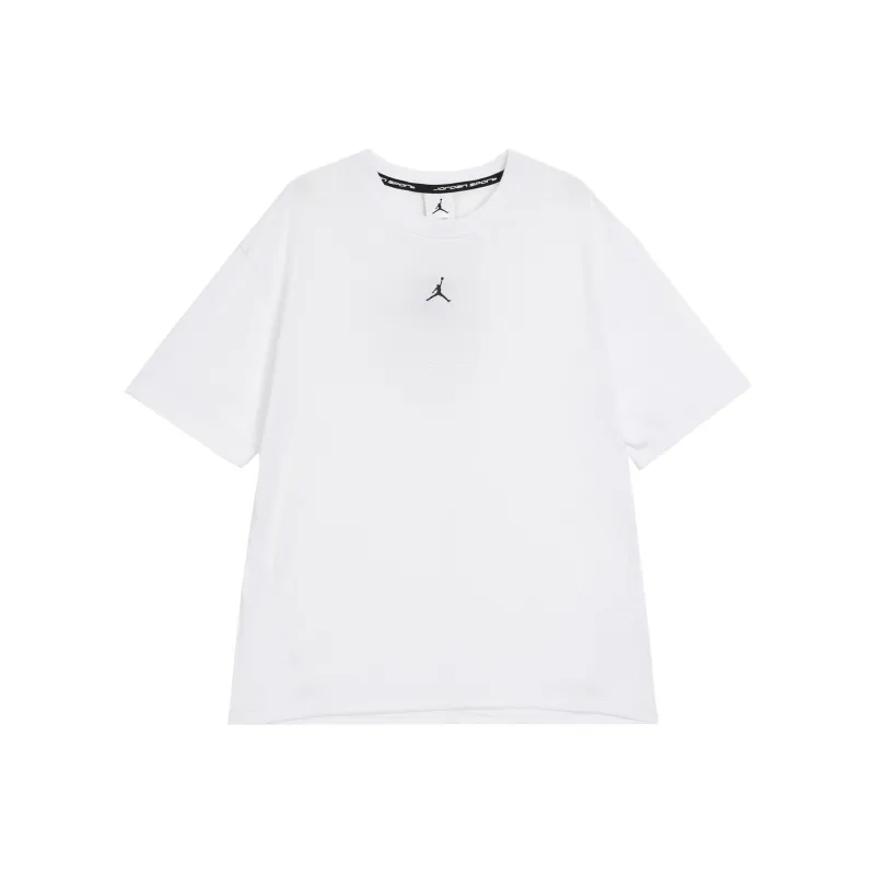 Jordan Drop Shoulder Sleeve T Shirt Women's White-0