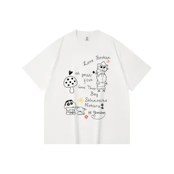 Crayon Shinchan Short Sleeved T Shirts Unisex