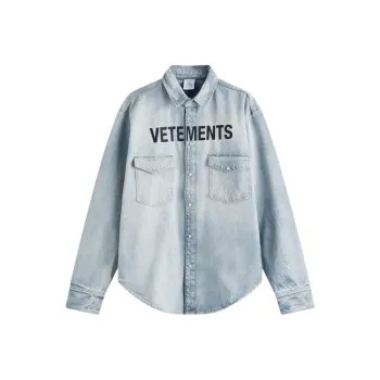 Vetements Shirts Unisex Blue
