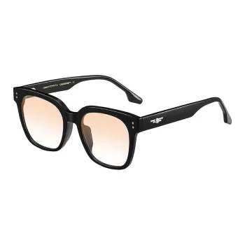 CAPONI TR90 Square Sunglasses Unisex Black
