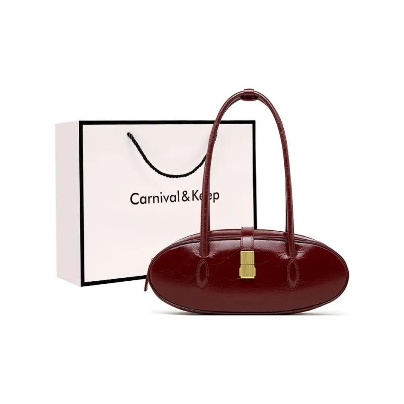 Carnival Keep Top Grain Cow Leather Shoulder Bag Regular Women's Multicolor-0