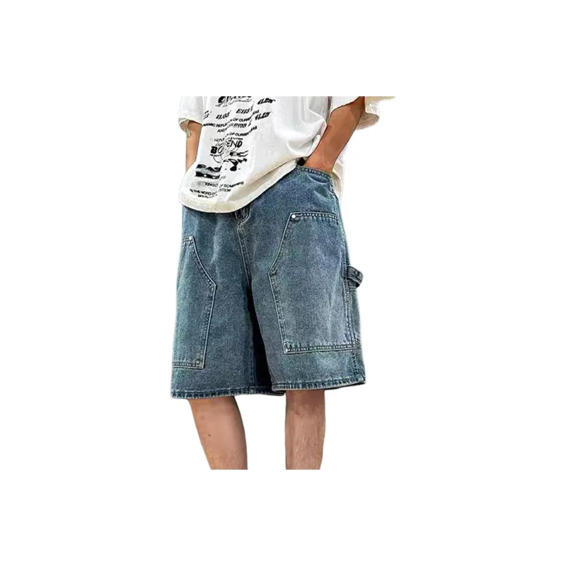 FRQ Denim Shorts Unisex Dark Blue-0