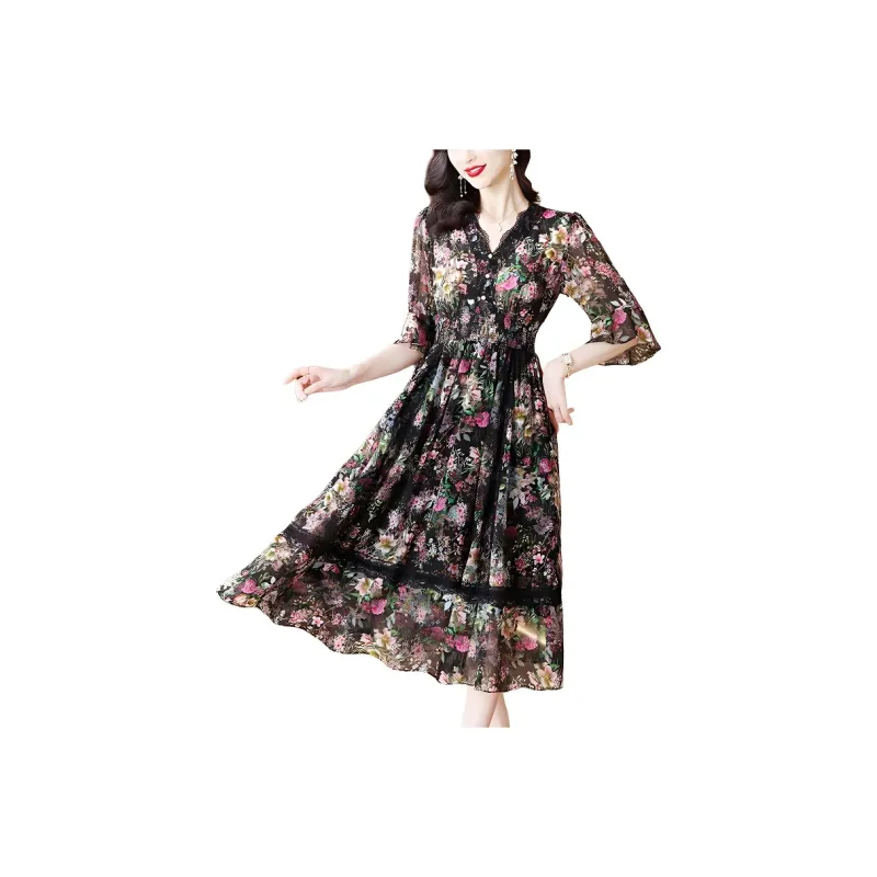 The Temptation Of The Muse Short Sleeved Dress Women's-0