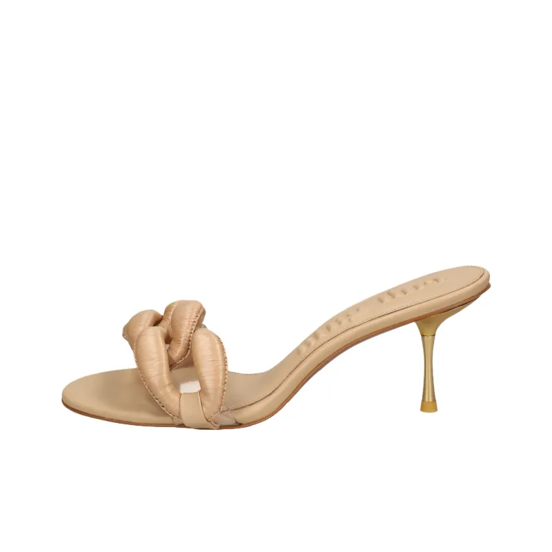 CULT GAIA Abrasion Resistant Slide Slippers Women's Beige-0