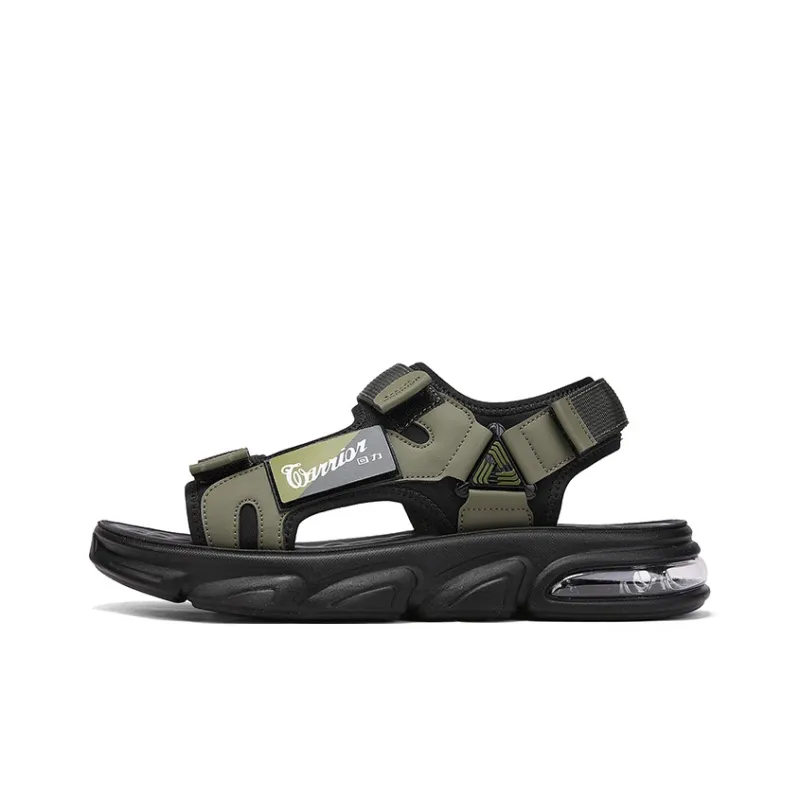 Warrior Beach Sandals Men's Army Green/Black-0