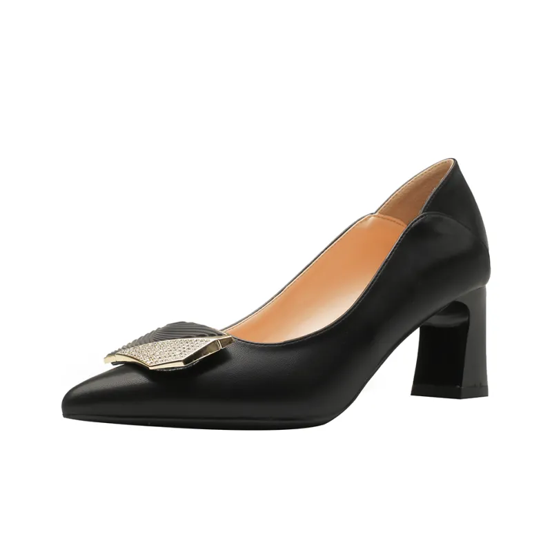 GOSO Chunky Heel High Heels Women's-0