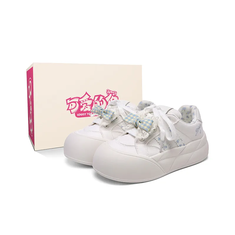 Lovely You Abrasion Resistant Lightweight Slip Resistant Low Top Skateboard Shoes Women's-0