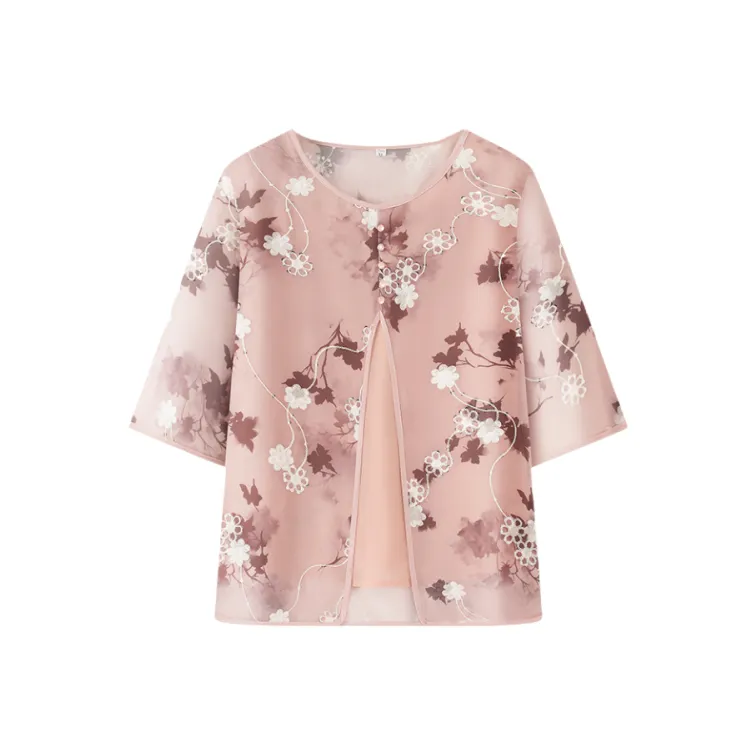 PIERRE CARDIN Chiffon Shirt Women's-3