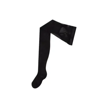 Valentino Thigh high Socks Women's 1 Pack Black