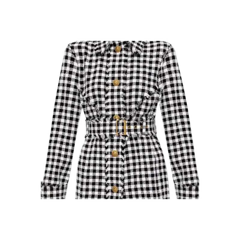 BALMAIN Jackets Coats Women's Black-2