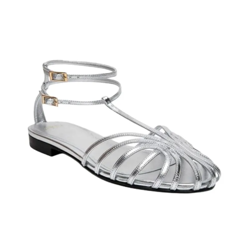 ALEVI Elena Roman Sandals Women's Silver-2
