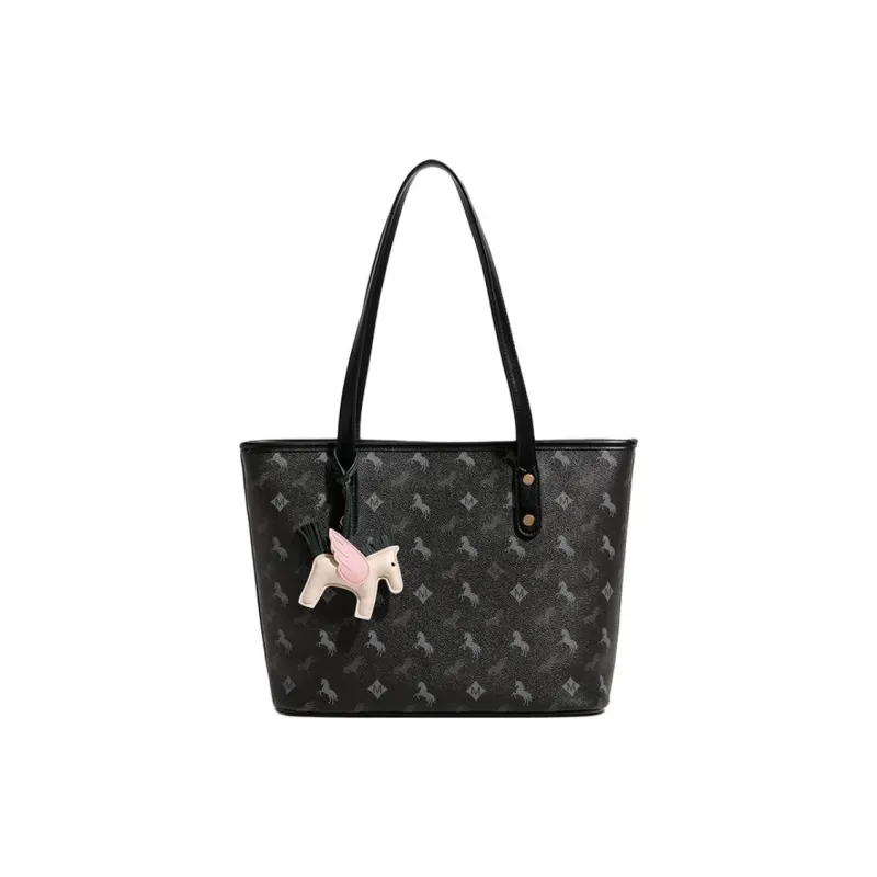 MINLUBAOLUO PVC Tote Bag, Shoulder Bag Women's Multicolor-2