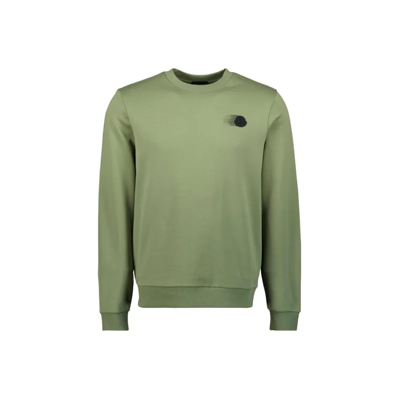 Logo Patch Crewneck Sweatshirt-0