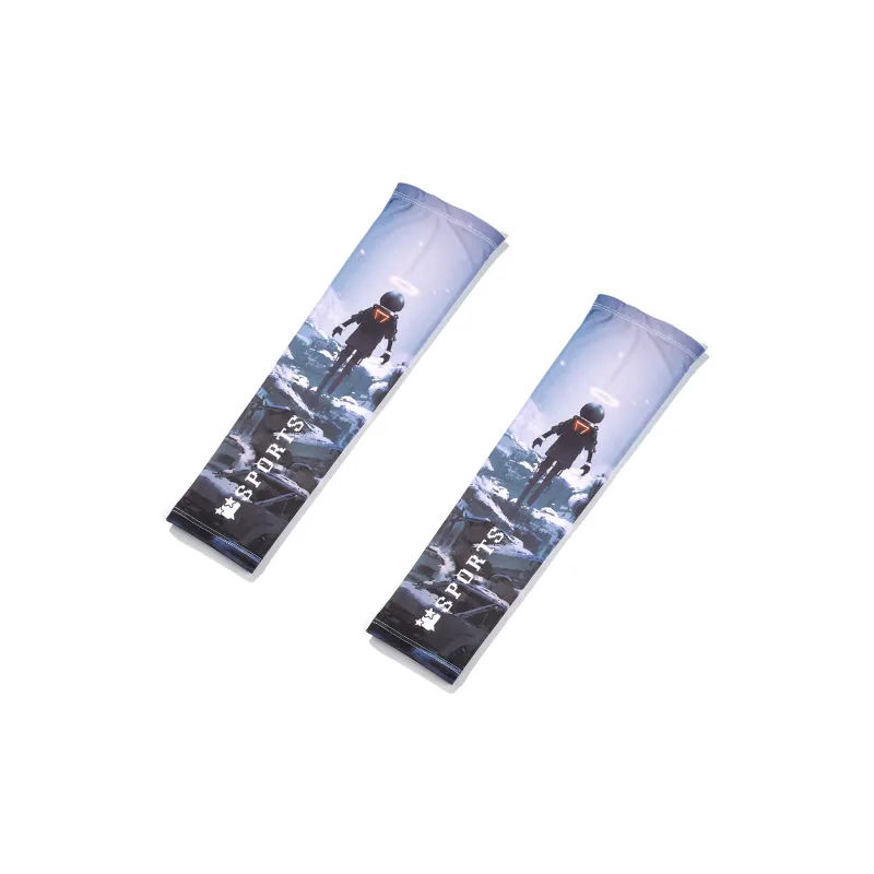 Anxious Polyamide Sun Protection Sleeves Unisex-1