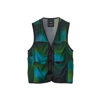 Y 3 Allover Print Mesh Vest