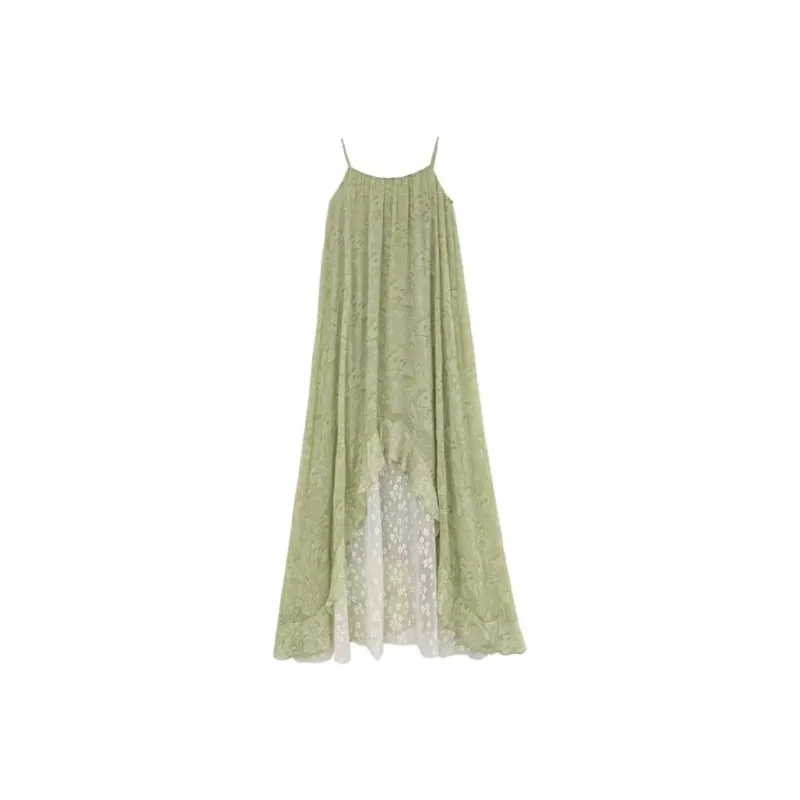 COVER TIME Slip Dresses Women's Green-0