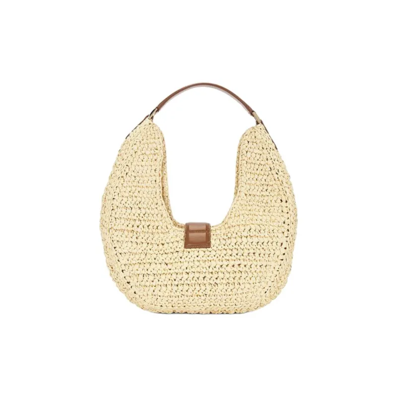 Anine Bing Raffia Handbag Women's Beige-3