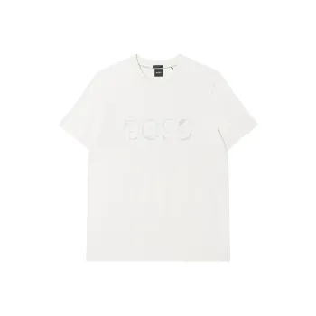 HUGO BOSS Maxi Logo Patch Crewneck T Shirt