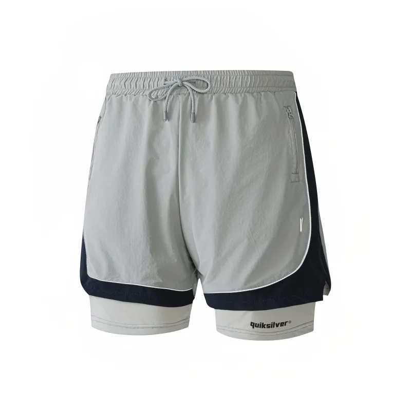 Quiksilver Casual Shorts Unisex Gray-0