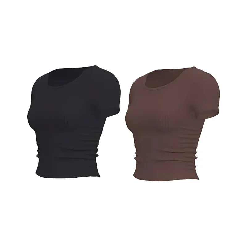 Mu Qingqing Yoga T Shirt Women's-3