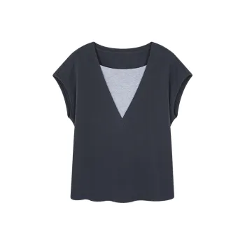 Mo Han Yi Mei T Shirt Women's Royal Blue