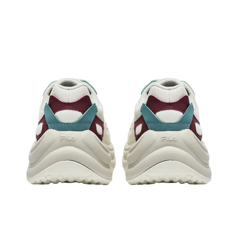 FILA Arch Anti Slip Wear Resistant Low Top Casual Shoes Women's White-3