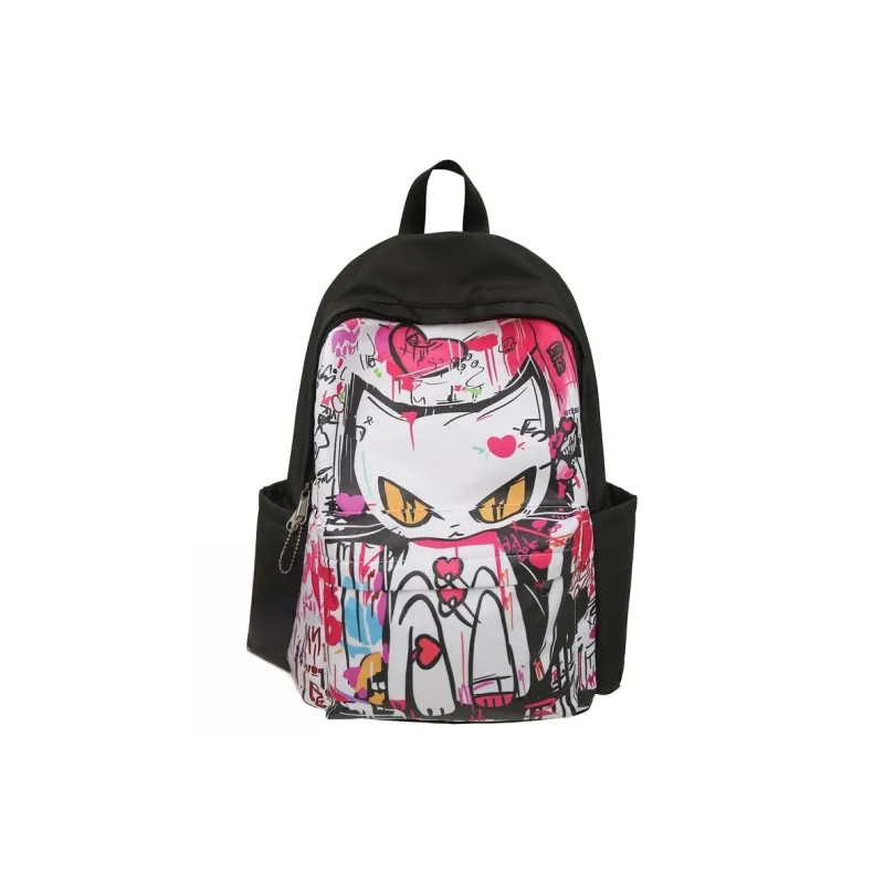 Vack Nylon Backpack Unisex Multicolor-9