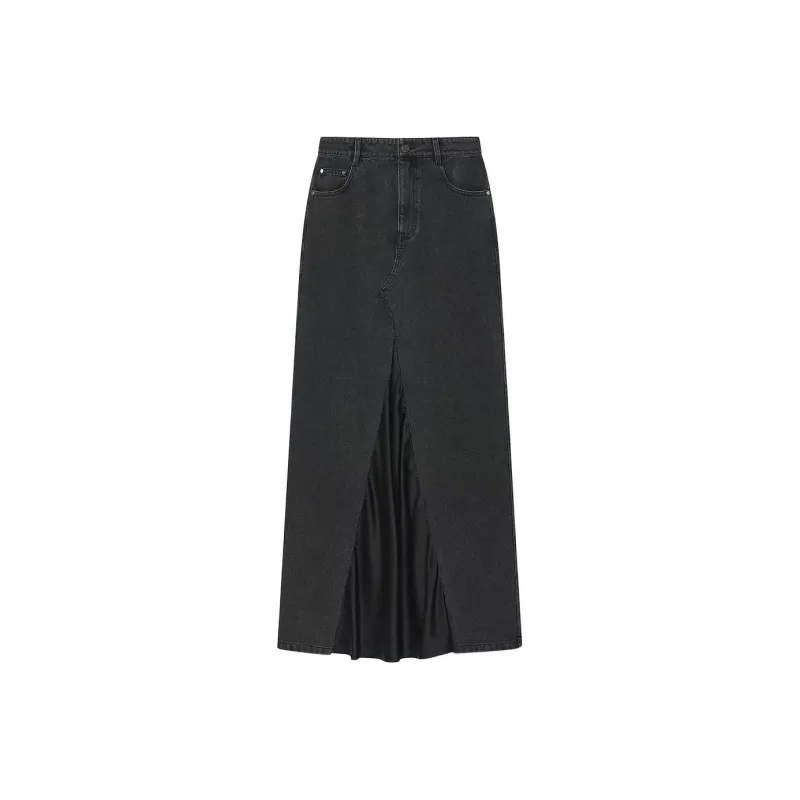 COVERINS Denim Long Skirt Women's-0