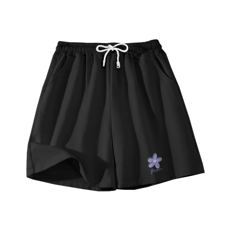 Cotton Casual Shorts Women's-9