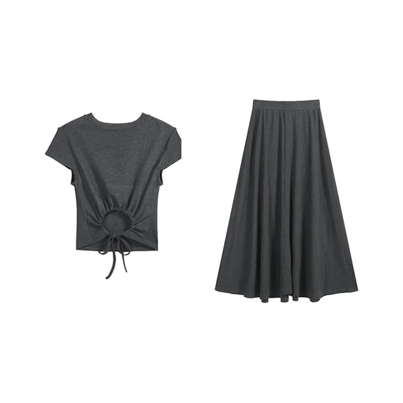 Incolore Two Piece Skirt Sets Women's-5