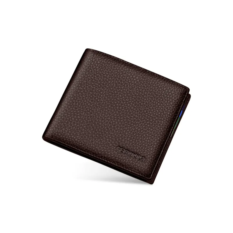 Gorora Cow Leather Wallet Men's Multicolor-3