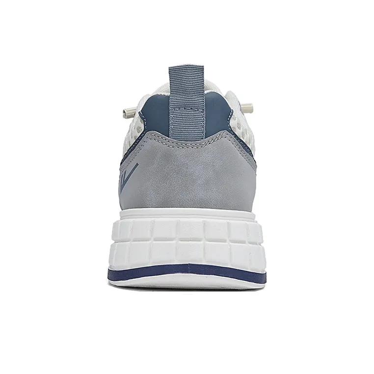Warrior Skateboard Shoes Men's Beige/Gray/Dark Blue-5