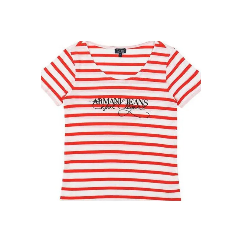 ARMANI JEANS T Shirt Women's Pink-3