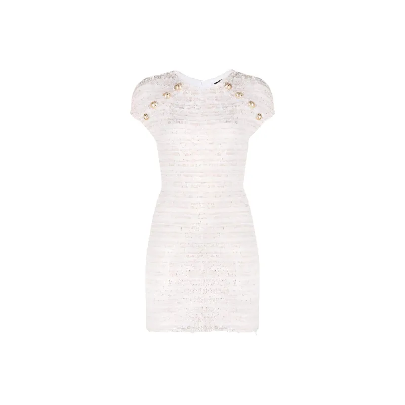BALMAIN Tweed Mini Dress-0