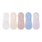 5 Pack[White+Pink+Beige+Blue+Purple]