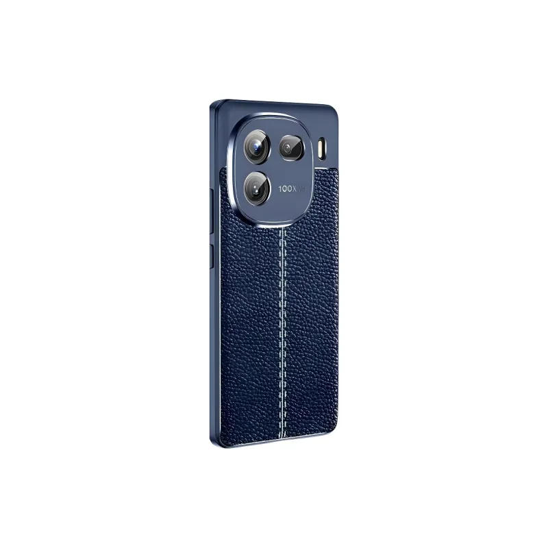 YUBEN Leather Material Electroplated Matte Phone Cases Compatibility IQOO 12/8/Z7/Z1 Neo 7/Neo 6/Neo 5/Z6/U5/Pro-7