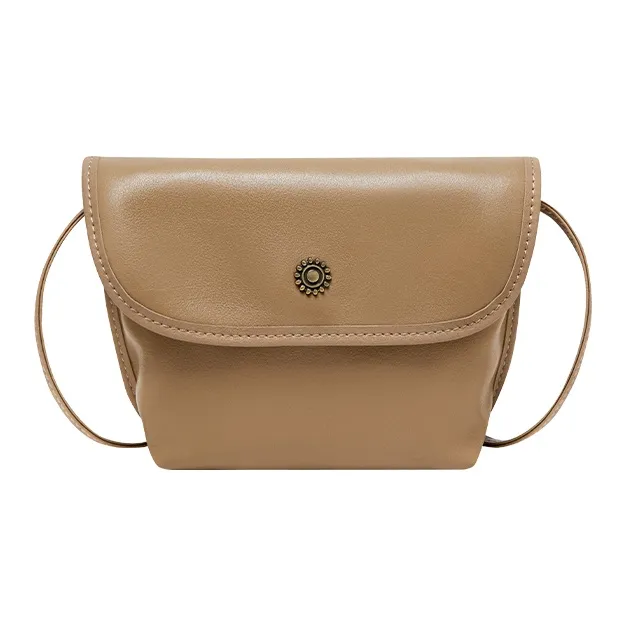Narandu Cow Leather With Synthetic Leather Saddle Bag, Shoulder Bag, Crossbody Bag Mini Women's Multicolor-7