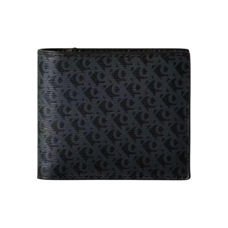 CALVIN KLEIN Leather Wallet Men's Black-0