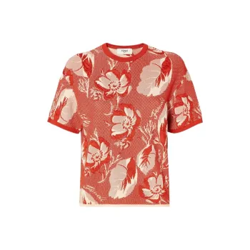 FENDI T Shirts Women's Red