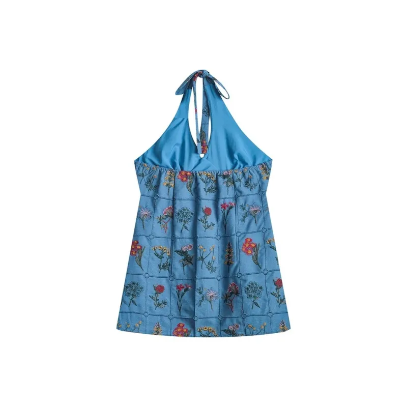 Grace Tank Tops Women's Blue-1