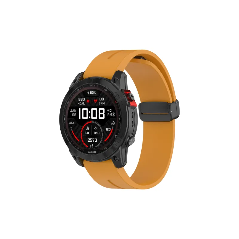 ZHENGGUANG Garmin Compatibility Watch Band Silicone Material-0