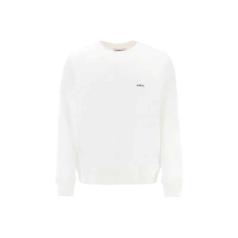 AUTRY Logo Label Crewneck Sweatshirt-0