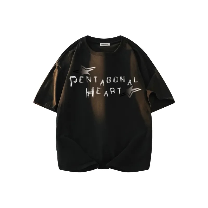 PENTAGONAL HEART T Shirt Unisex-3