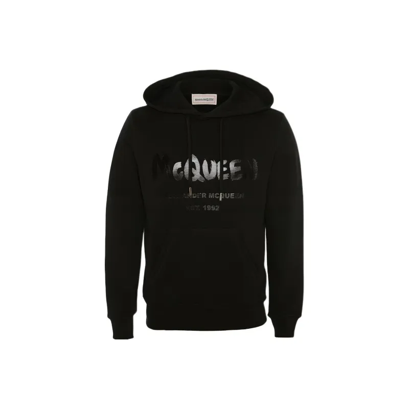 Alexander McQueen Graffiti Logo print Hoodie-0