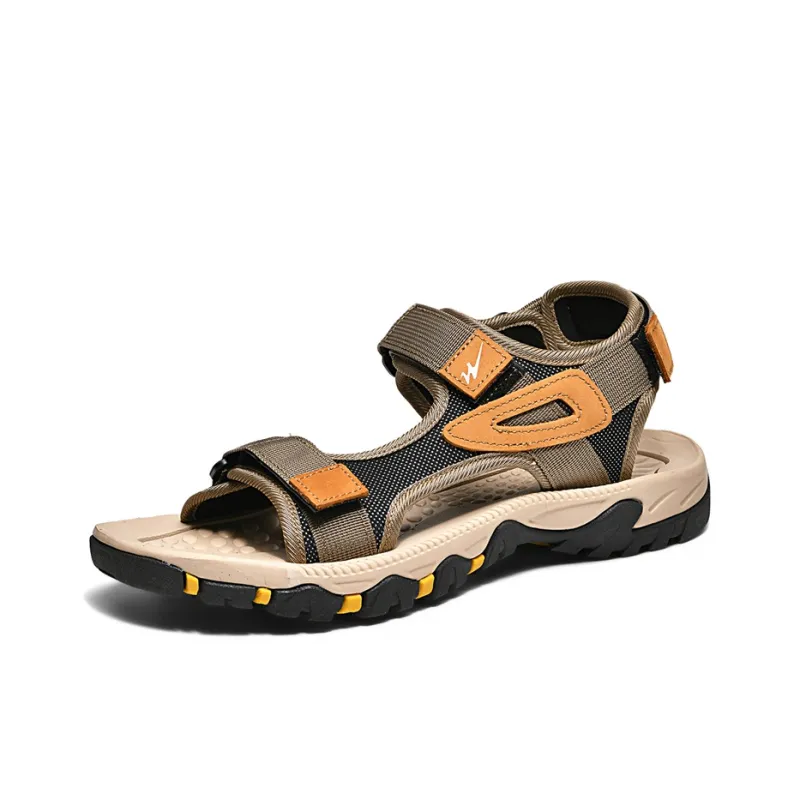 Binary Beach Sandals Men's Khaki-2