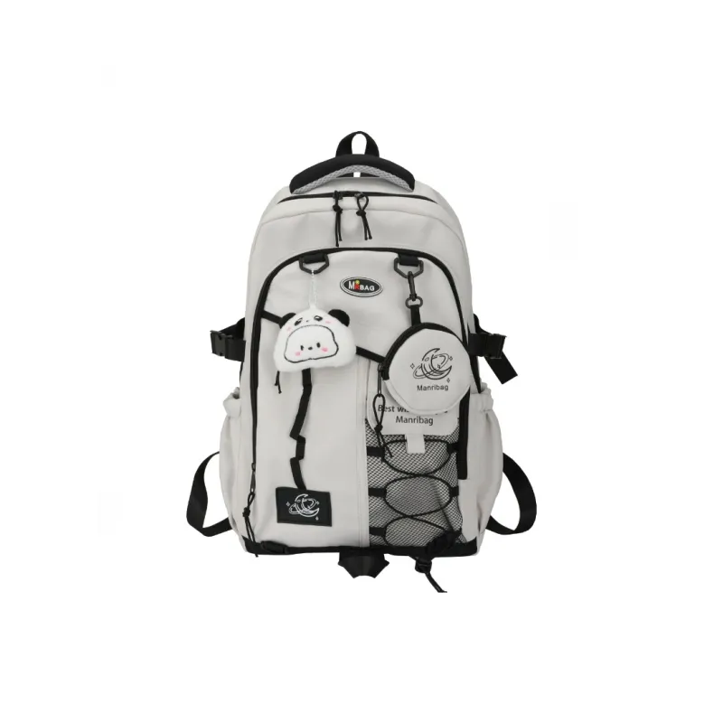 ZOGA Oxford Backpack Unisex Black/White/Purple/Blue/Coffee-0