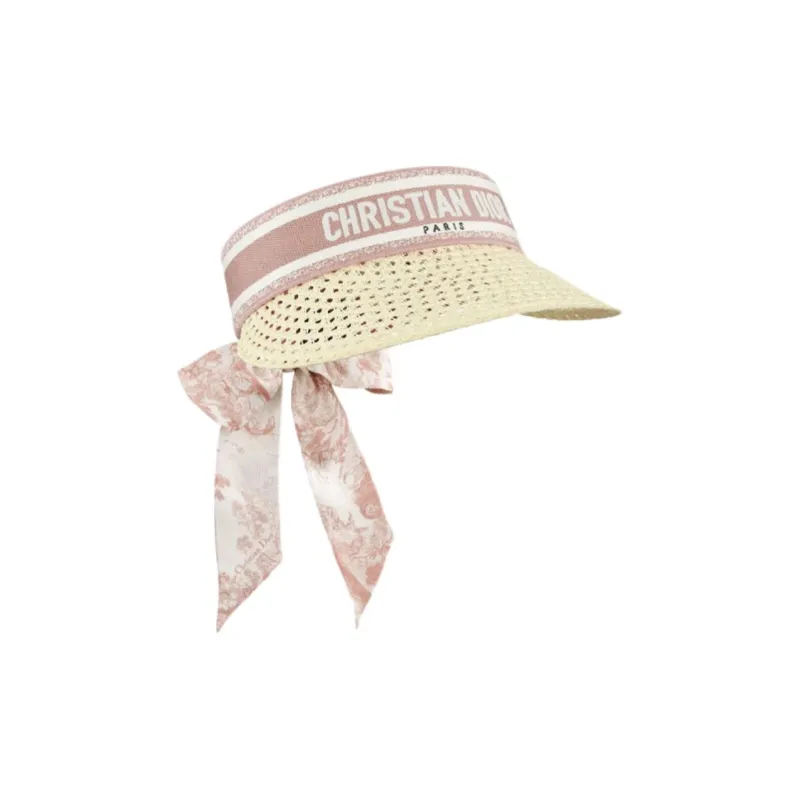 DIOR Nylon Sun Protection Hats Women's Pink-1