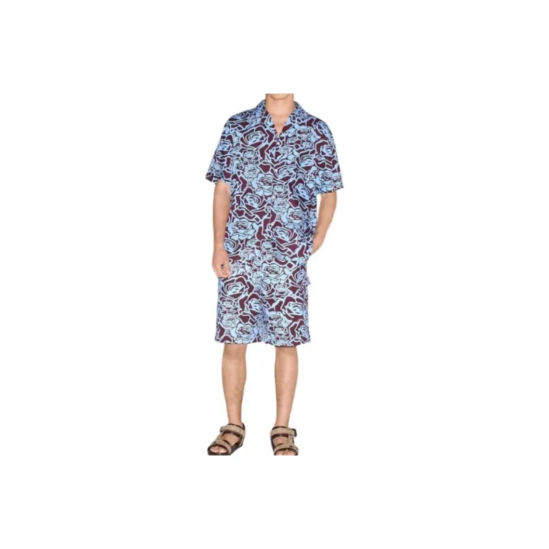 GUCCI Casual Shorts Men's Light Blue-4