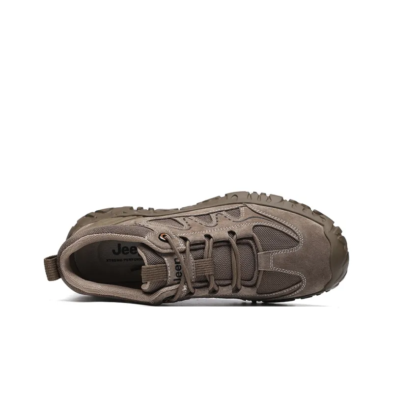 Jeep Outdoor Casual Slip Resistant Breathable Abrasion Resistant Low Top Hiking Shoes Men's-5