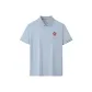 [7A Antibacterial Quick Dry Cooling]Haze Blue (Skier Chest Logo)